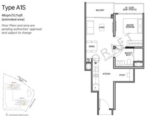 the-orie-floor-plan-1-bedroom-type-a1s-singapore